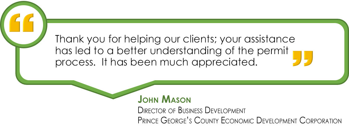 Community Feedback Quote of BDS assistance by John Mason