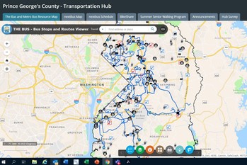 Transportation Hub Election Map 2020