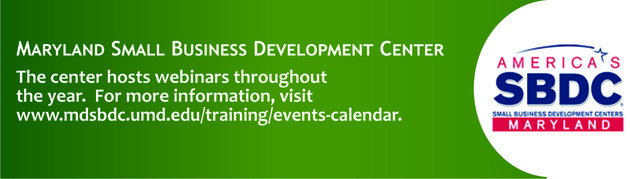 Maryland Small Business Development Center is a resource