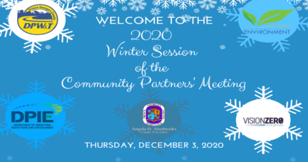 2020 Winter Community Partners' Meeting Opening Slide