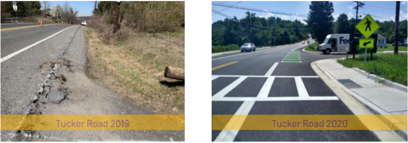 Tucker Rd, Before and After