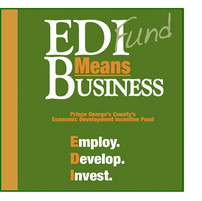 Economic Development Incentive (EDI) Fund, words on green background