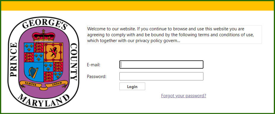 screen shot of ePlan online portal - sign in to check status of permit review