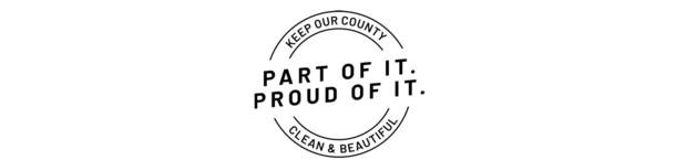 Part of it Proud of it logo Keep our county clean and beautiful
