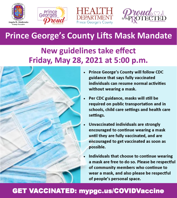 Mask Mandate Lifted Graphic 5.27.21