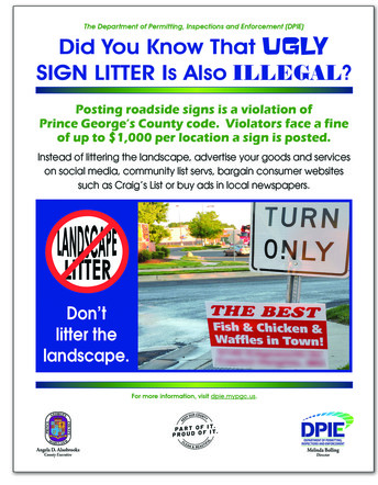 Did You Know That Ugly Sign Litter Is Also Illegal?