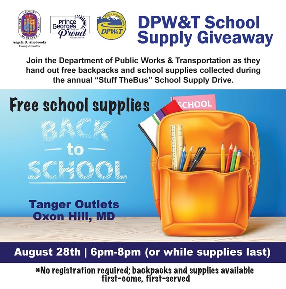 DPWT Backpack and Supply Giveaway