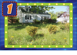 Quiz question number 1, pic of home surrounded by greenery