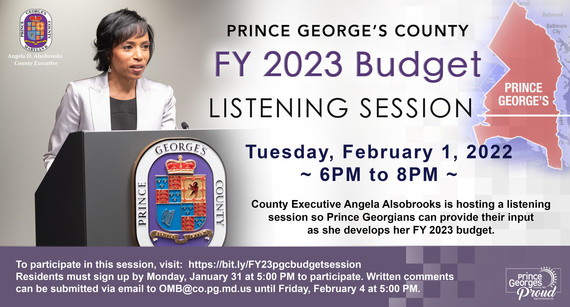 FY2023 Budget Listening Session