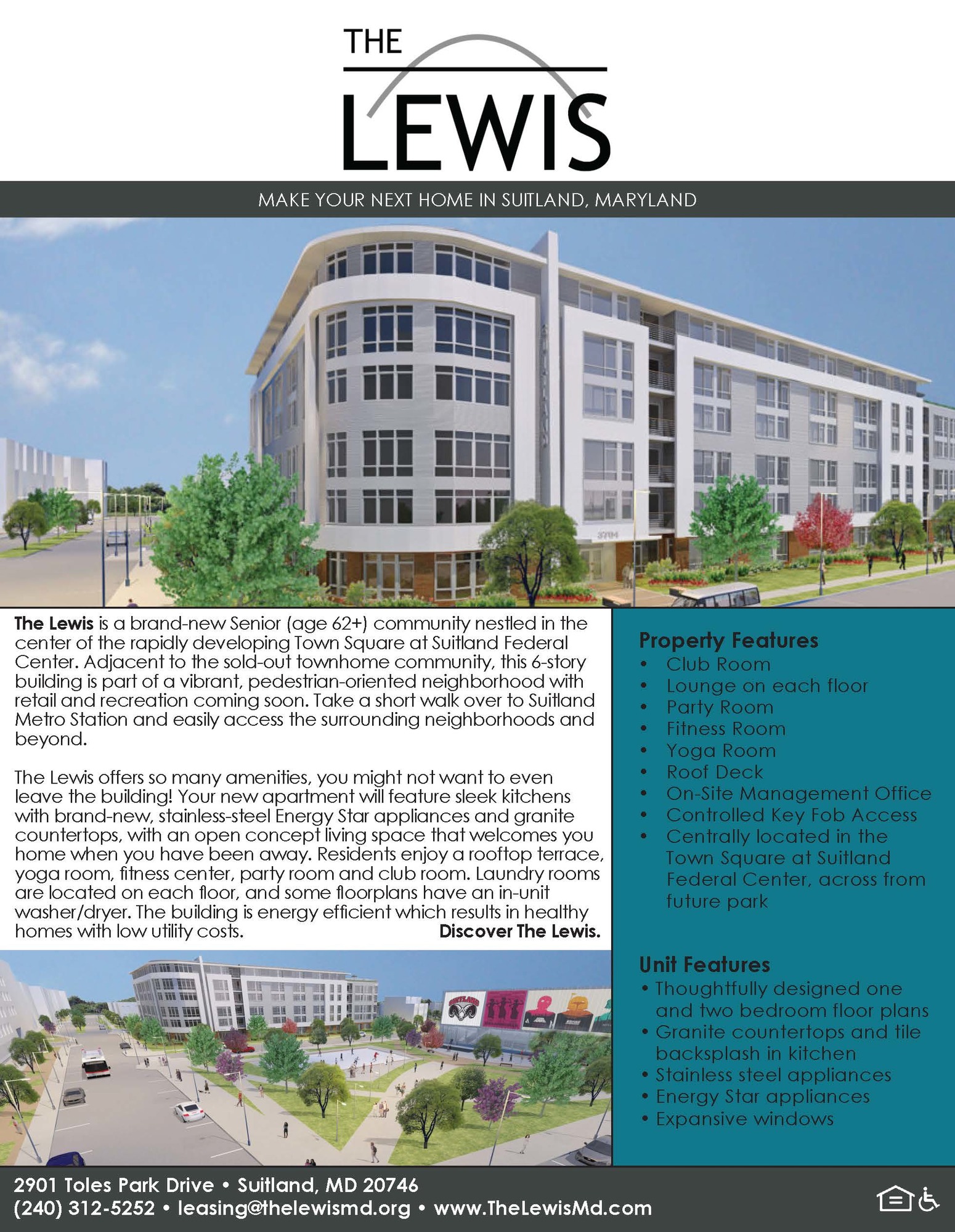 Prince County’s Newest Senior Community, The Lewis, Now Leasing!