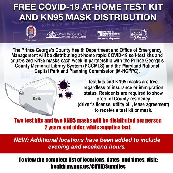Rapid Tests/KN95 Distribution