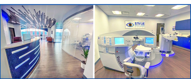 Interior photos of Envue Eye and Laser Center