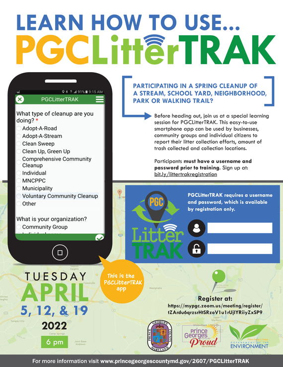PGCLitterTRAK_training flyer April 2022