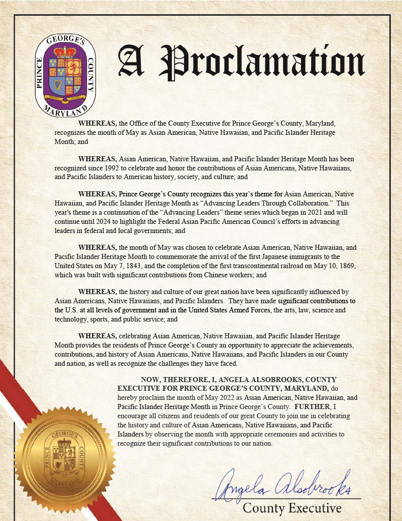 AAPI Proclamation