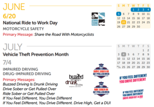 June-July 2022 NHTSA Calendar