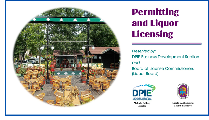 Permitting and Liquor Licensing pwrpt cover of wine tasting outdoor area