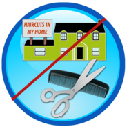 Illustration of hair cut business