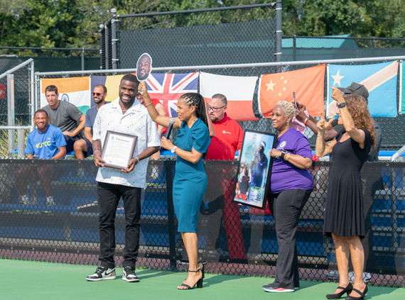 Frances Tiafoe Celebration Event Photo