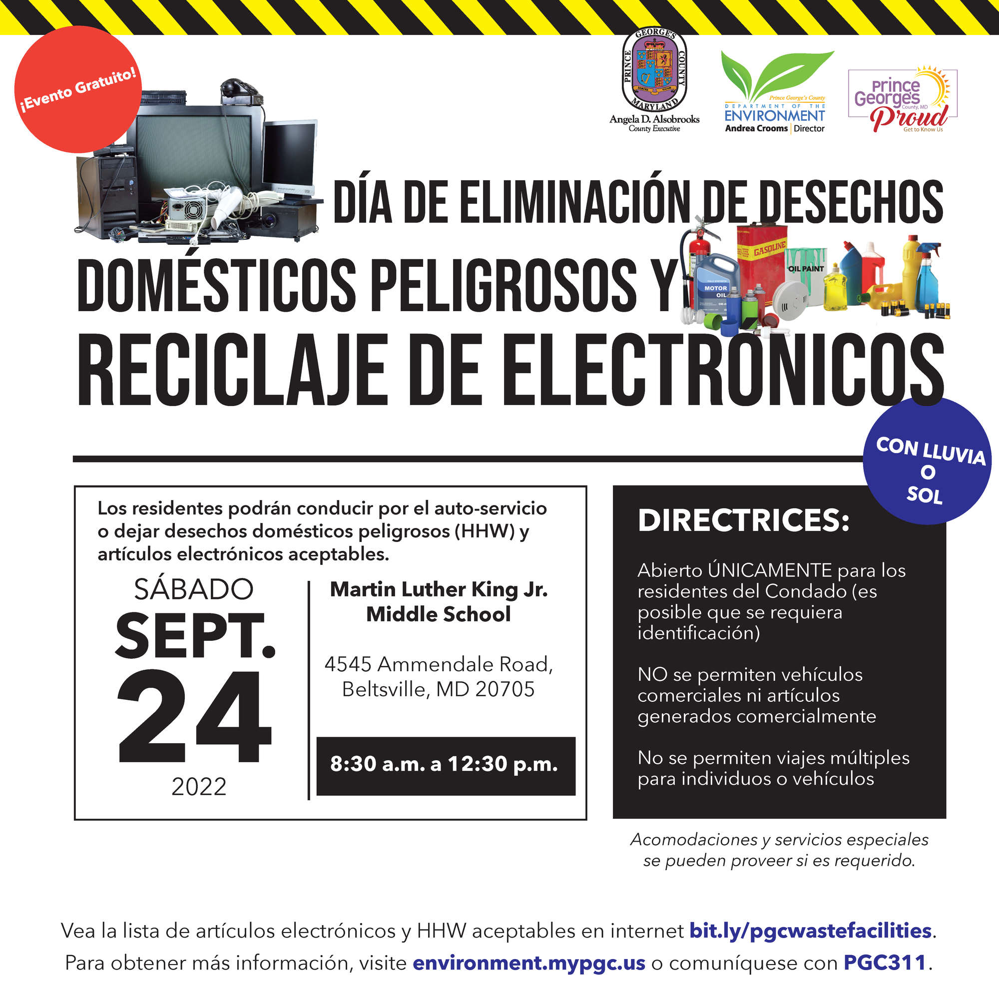 HHW/EWaste Collection Event - Espanol