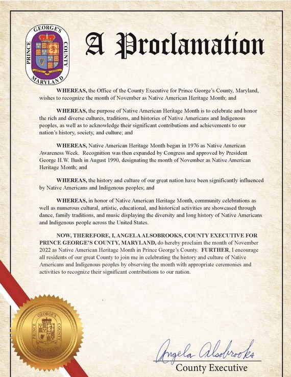 NAHM Proclamation