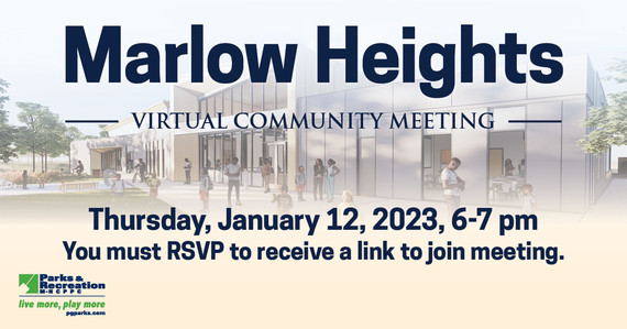 Marlow Heights Community Center Meeting