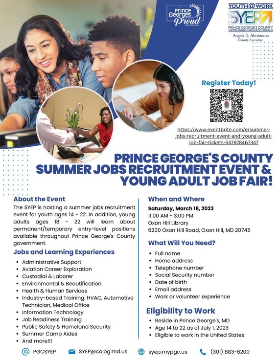 SYEP Job Fair March 18