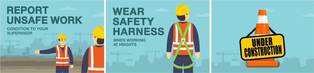 Building Safety Month - Row 2 of safety gear and protocol