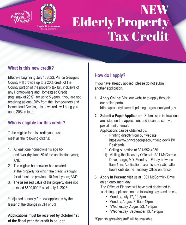 Elderly Tax Credit