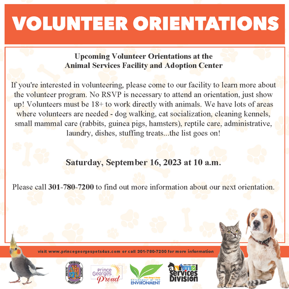 Volunteer orientation 9.5.23 update
