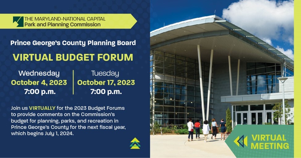 MNCPPC Budget Forums