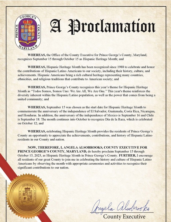 HHM Proclamation