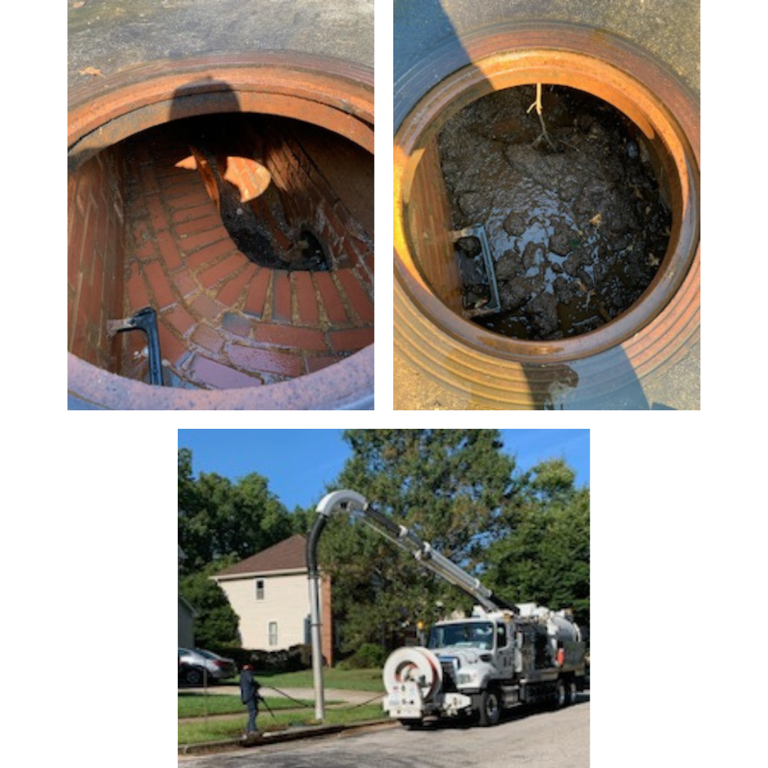 Storm drain assessment collage