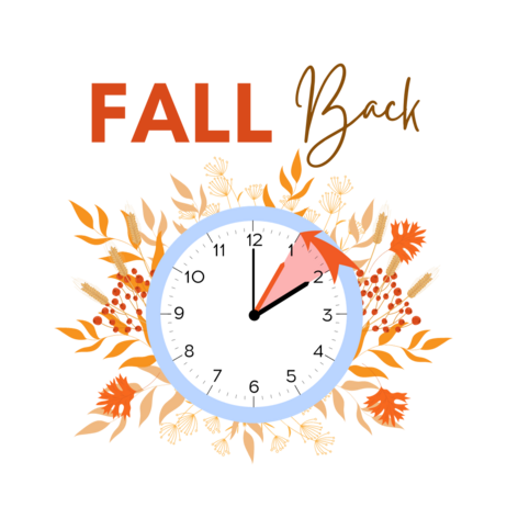 Fall back graphic