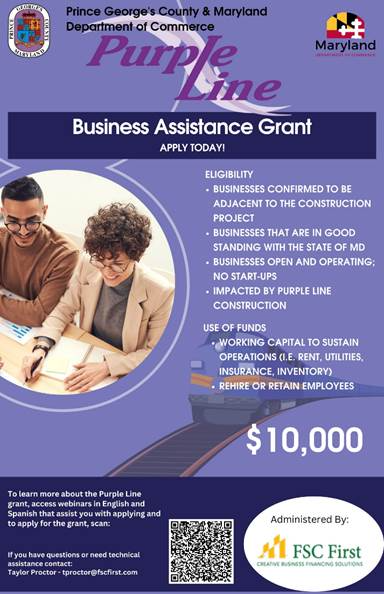 FSC First Purple Line Grants