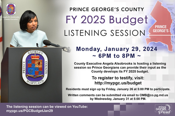 FY 2025 Budget Listening Session