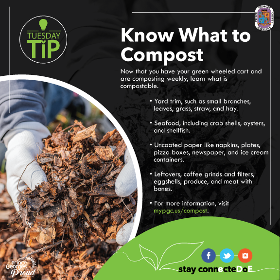 Tues Tip 2.6.24 Know what to compost DoE