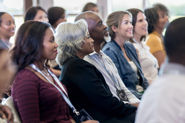 Audience of a Community Meeting