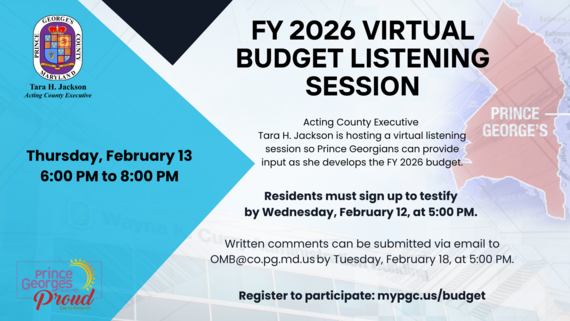 FY26 Virtual Budget Listening Session