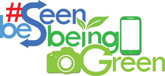 Be Seen Being Green Graphic Logo