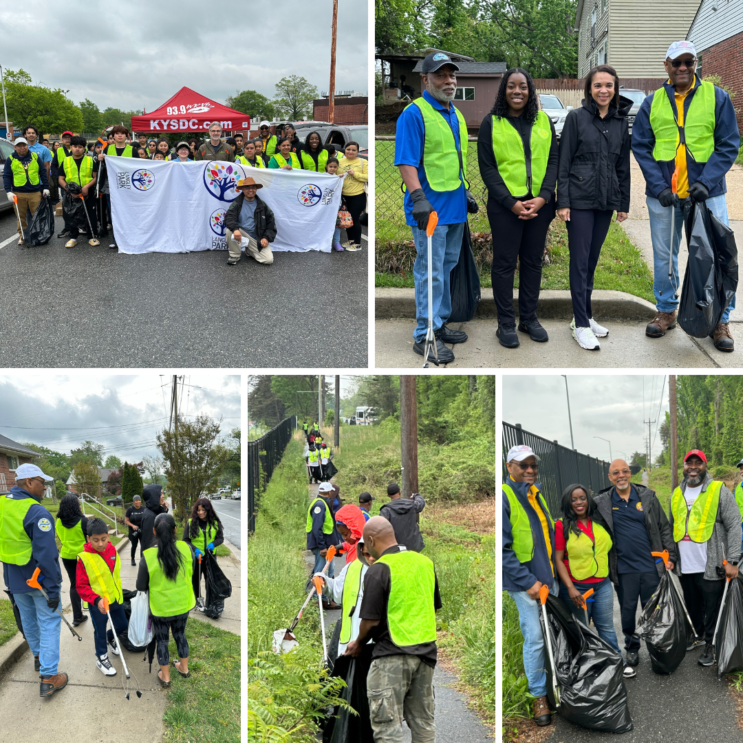 DPW&T Staff participating in "Growing Green with Pride"