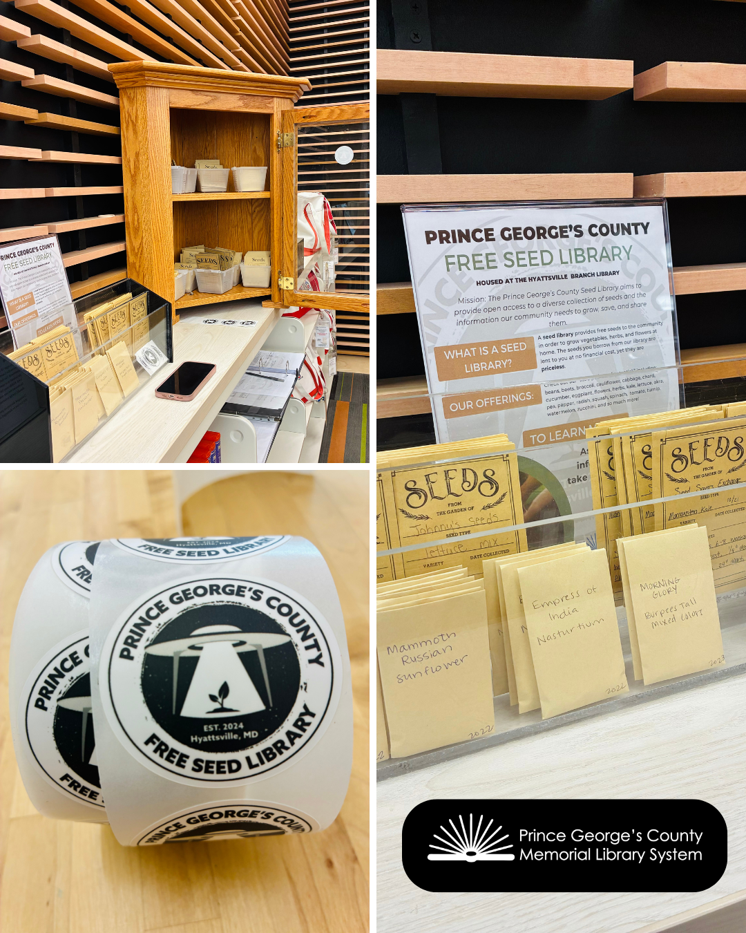 Now Open: The Prince George’s County Free Seed Library 