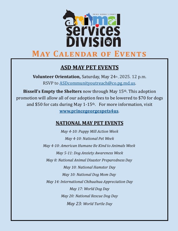 MayASD Events