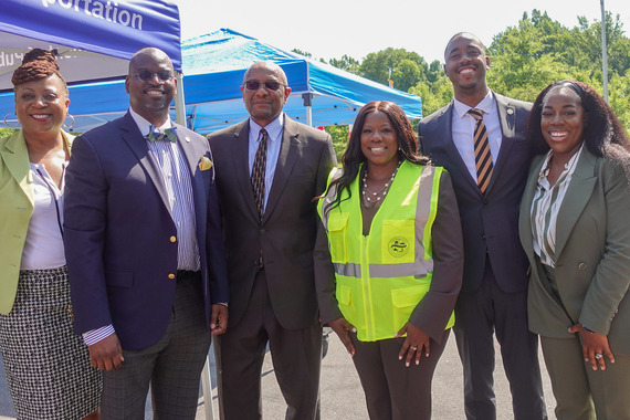 County Executive Aisha Braveboy with DPW&T Leadership, Newly Elected CAO, and Council Chair