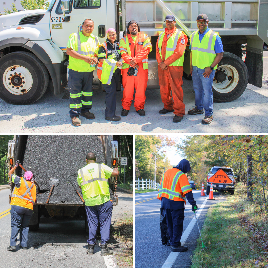 DPW&T Crews while working outside 