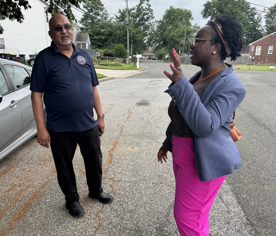 Vice Chair Oriadha and DPW&T