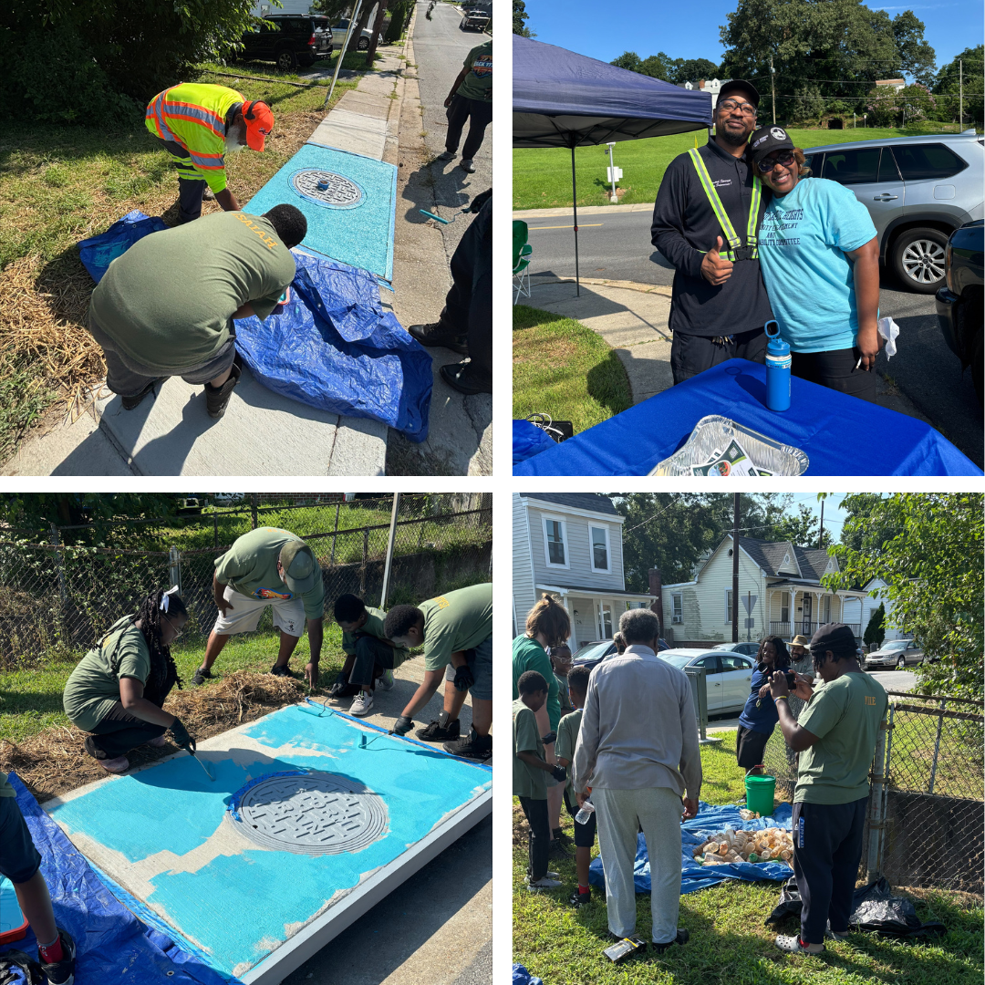 Storm Drain repair photo collage