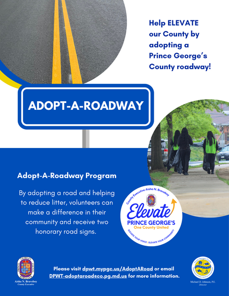 Flyer for Adopt A Roadway