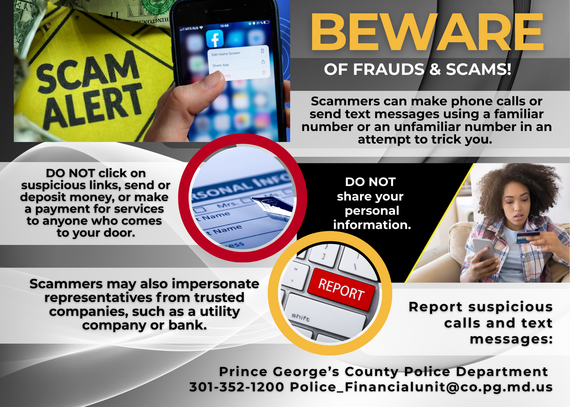 Beware of Frauds & Scams!
