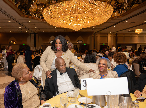 County Executive Braveboy with parents at Golden Seniors Ball
