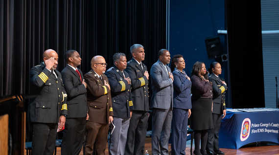 Prince George’s Fire/EMS Department (PGFD) Graduation of Career Recruit School 71 - pledge